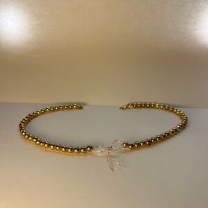 Golden Bows Necklace ☀️🤍